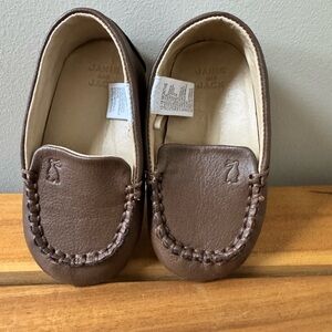 Janie & Jack Slip On Dress Loafers Sz 12months Easter bunny brown